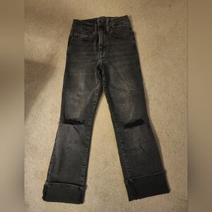 Good American Black Jeans 00-4
